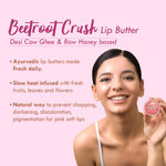 Buy Nat Habit Beetroot Lip Balm for Lip Lightening, Lip Mask for Dark Lips | Natural, Ayurvedic Lip Care | Fresh Kitchenmade, Desi Ghee, Raw Honey, Shea, Beetroot, Vitamin E | Express Dry Lips Repair, 10g Beetroot (Pack of: 1, 10 gm) - Purplle