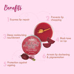 Buy Nat Habit Beetroot Lip Balm for Lip Lightening, Lip Mask for Dark Lips | Natural, Ayurvedic Lip Care | Fresh Kitchenmade, Desi Ghee, Raw Honey, Shea, Beetroot, Vitamin E | Express Dry Lips Repair, 10g Beetroot (Pack of: 1, 10 gm) - Purplle