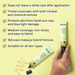 Buy Quench Botanics Vitamin E Tinted Spf 50 Sunscreen Pa+++ With Both Mineral & Chemical Actives (Light) - 15ml - Purplle