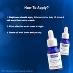 Buy DERMDOC Skin Brightening Combo | 10% Niacinamide Serum (15 ml) | 10% Glycolic Acid Peeling Solution (15 ml) - Purplle