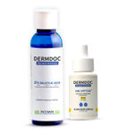 Buy DERMDOC Acne Wash & Protect Combo | 2% Salicylic Acid Face Wash (120 ml) | Zinc Peptides* Sunscreen Serum SPF 30 (30 ml) - Purplle