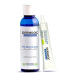 Buy DERMDOC Acne treatment Combo | 2% Salicylic Acid Face Wash (120 ml) | 2% Salicylic Acid Pimple Gel (10gm) - Purplle