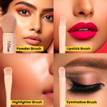 Buy NY Bae Compact & Brush Set Combo | Runway Radiance Compact Powder - Pale Ivory 01 (9 gm) | On The Move Brush Kit - Set of 4 - Purplle