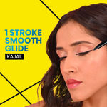 Buy NY Bae Kajal & Eyeliner Combo | The Big Apple Of My Eyes Kohl Kajal Black (0.30) g | Truly Matte Liquid Eyeliner Worth It White 09 (4.5 ml) - Purplle
