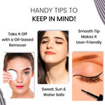 Buy NY Bae Kajal & Eyeliner Combo | The Big Apple Of My Eyes Kohl Kajal Black (0.30) g | Truly Matte Liquid Eyeliner Worth It White 09 (4.5 ml) - Purplle
