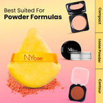 Buy NY Bae Compact & Applicator combo | Runway Radiance Compact Powder - Pale Ivory 01 (9 gm) | Touch Up Powder Puff - Purplle