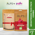 Buy Alps Goodness Brightening Face Pack Combo | Beetroot Powder 50 gm | Sandalwood Powder 50 gm - Purplle