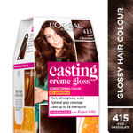 Buy L'Oreal Paris Casting Creme Gloss - Iced Chocolate 415 (87.5 g + 72 ml) - Purplle