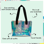 Buy NY Bae x Stay Quirky Strobe Cream & Travel Bag combo | NY Bae PRO Strobe Cream Pink Topaz (12 gm) | Stay Quirky Holo-Tastic Arm Candy Bag - Purplle