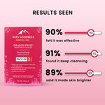 Buy Alps Goodness Dragon Fruit Brightening Facial Kit Twin Pack (34 gm X 2)| Glowing & Hydrated Skin | At Home Facial Pack of 2 - Purplle