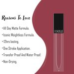 Buy Ronzille Weightless Mousse Lipstick Long Smash Infused with Jojoba Oil-06 - Purplle
