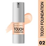 Buy Ronzille Waterproof Matte Finish Make-up Base Foundation - 25 ml  (Airless)(02) - Purplle