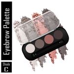 Buy Ronzille Four in 1 Professional Eyebrow Enhancer Eyebrow Palette -C - Purplle