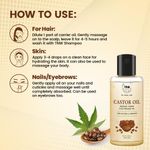 Buy TNW The Natural Wash Castor Oil for Hair and Skin | Organic Virgin Cold Pressed Oil 100 ml - Purplle