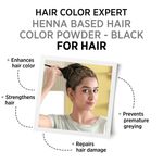 Buy Alps Goodness Henna Based Hair Color Powder - Black (50g) | Ammonia Free | Peroxides Free | Enriched with herbs| Black Henna Powder | Kali Mehendi| Sojat Mehendi| Henna Powder for Hair | Alps Goodness Henna - Purplle