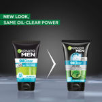 Buy Garnier Men Oil Clear Clay D-Tox Deep Cleansing Icy Face Wash (100 gm) - Purplle