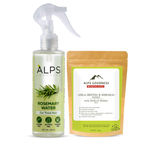 Buy Alps Goodness Hair Renewal Duo with Rosemary Water Spray (200 ml) & Amla Reetha Shikakai Powder (50 gm) | Hair Growth Experts | Long Thick Hair | Viral Rosemary Rinse | Hair mask Combo of 5 - Purplle