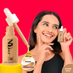 Buy NY Bae Strobe Skin Tint Combo - Fair Skin | Strobe Pink Topaz (30 gm) | Warm Milk Foundation 09 (30 ml)| Skin Tint | Glowy Korean Skin | Fair Skin Tone | Everyday Makeup Kit Combo of 2 - Purplle