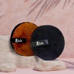 Buy B.O.B.I Bambo Micro-Fibre Face Pads|Reusable Soft Makeup Remover Cleansing Pads for Face,Eyes, Lipstick for All Skin | Washable Removal Cloth Lasts Up to 150 Washes | Facial Cleansing Puffs - Pack of 2 (Multicolour) - Purplle