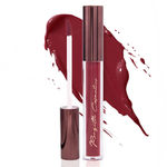 Buy Ronzille Liquid Lipstick | Transferproof | Long Lasting | Smudgeproof | Highliy Pigmented | Vegan | Shade-Wine | 4 ml - Purplle