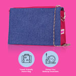 Buy Swiss Beauty Dazzling Diva Kit | Eyebrow Pencil (Dark Brown), Duo Eyeliner and Stamp (Black), Mascara(Black), Eyeshadow Pallete (Multi 02), Denim Pouch - Purplle