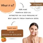 Buy Mystiq Living Pumpkin Seed Oil for Hair Growth - 50ml | 100% Pure Cold Pressed Carrier Oil for Hair, Skin - Purplle
