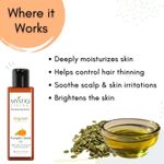 Buy Mystiq Living Pumpkin Seed Oil for Hair Growth - 50ml | 100% Pure Cold Pressed Carrier Oil for Hair, Skin - Purplle