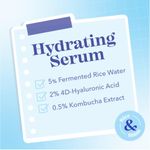 Buy Blue Heaven Hydrating Face Serum for Women infused 5% Fermented Rice Water + 2% 4D Hyaluronic Acid + 0.5% Kombucha Extract | Increase Skin Elasticity | Glowing Skin & Reduces Fine Lines | Intense Moisturization | 20 ml - Purplle