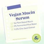 Buy Blue Heaven Vegan Mucin Face Serum  Infused with 3% Plant Based Mucin | Moisturizes & Improves Skin Texture | Botox like Plumping | Korean Glass Like Skin Glow Face Serum for Women, 20 ml - Purplle