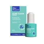 Buy Blue Heaven Acne Clear Face Serum for Women with 5% Azelaic Acid +1% Salicylic Acid + 0.5% Nutmeg oil | Removes Black and White Heads | Acne Treatment & Pore Minimizing Face Serum for acne and dark spots 20 ml - Purplle