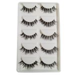Buy B.O.B.I ZC EYELASH Long Natural Fluffy Wispy Volume Eyelashes | 12 mm Soft Comfortable Non-irritating|Lightweight Synthetic Hair Reusable Lashes For Women - 5 Pair - Purplle