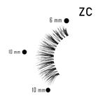 Buy B.O.B.I ZC EYELASH Long Natural Fluffy Wispy Volume Eyelashes | 12 mm Soft Comfortable Non-irritating|Lightweight Synthetic Hair Reusable Lashes For Women - 5 Pair - Purplle