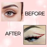 Buy B.O.B.I. Glitter Eyeliner Red | Diamond Sparkle Finish | Waterproof Long Wear | Quick Dry Smudgeproof | Felt-Tip Precision | Cruelty-Free Paraben-Free- 5 ml - Purplle
