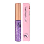 Buy B.O.B.I Purple Glitter eyeliner - 5 ml - Purplle