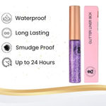 Buy B.O.B.I Purple Glitter eyeliner - 5 ml - Purplle