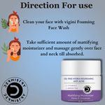 Buy Dermistry Oil Free Hydra Nourishing Mattifying Moisturizer Face Gel | Use Day Night I Pimples Oily Acne Prone Skin I Cinnamon Honey Green Tea Vitamin C Lightweight Non-Greasy Women Men 50 ml - Purplle