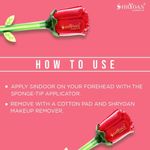 Buy Shryoan Rose Liquid Smudge Proof & Waterproof Red Sindoor | Full Coverage, Natural Finish, Paraben-Free For Bridal | Travel Size (Maroon) 6 ml - Purplle