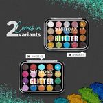 Buy Shryoan 20 Shades Glitter Eyeshadow Palette, Shimmery Finish ( Shade 01 ) - Multicolor 24gm - Purplle