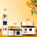 Buy Good Vibes Ubtan Regime | Ubtan De Tan Glow Face Wash (120 ml) + De-Tan Glow Night Cream (50 g) + Ubtan Insta Glow Powder (150 g) - Combo of 3 - Purplle
