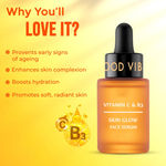 Buy Good Vibes Day & Night Skin Healing Combo | Vitamin C & B3 Skin Glow Face Serum (30 ml) + Rosehip Hydrating Glow Face Serum (30 ml) - Combo of 2 - Purplle