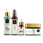 Buy Good Vibes Power of Tea Tree Combo | Face Wash (120 ml) + Cleansing Toner (120 ml) + Face Serum (10 ml) +&nbsp; Light Gel Creme (50 g) | Oil Control, Anti- Acne - Combo of 4 - Purplle