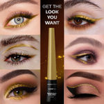 Buy FACES CANADA Ultime Pro Matte Play Eyeliner - Gold, 2.5 ml | Quick Dry | Shimmer Finish | 24 Hr Long Lasting Formula | Precise Felt Tip | Highly Pigmented | Waterproof, Smudgeproof & Sweatproof - Purplle