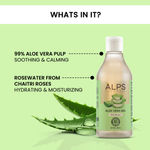Buy Alps Goodness Aloe Rose Face Mask Combo with Aloe Vera Gel (300 ml) & 100% Natural Rose Water (100 ml) Combo of 2 - Purplle