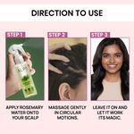 Buy Alps Goodness Detangle & Nourish Duo with Wheatstraw Detangler Brush (Pack of 1) & Bestselling Rosemary Water (100ml) Combo of 2 - Purplle
