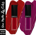 Buy Ronzille Lightweight Duo Liquid Lipstick Infused with Jojoba oil and Vitamin E -03,07 - Purplle