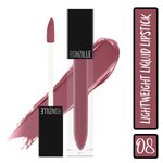 Buy Ronzille Weightless Mousse Lipstick Long Smash Infused with Jojoba Oil-08 - Purplle