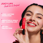 Buy Dot & Key Barrier Repair Hydrating Lip Balm SPF 50 | Strawberry Red 4.5 gm - Purplle