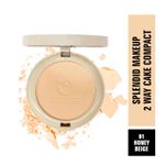 Buy Mattlook Splendid Makeup 2 Way Cake Compact, Clear Without Flaws, Honey Beige (20 gm) - Purplle