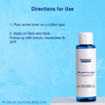Buy DERMDOC by Purplle Mild & Gentle Facial Cleanser (100 ml) | 2% Salicylic Acid Exfoliating Tonic (100 ml) | 10% Niacinamide Face Serum (30 ml) | 1% Hyaluronic Acid Mini Sunscreen Stick (13 gm) Combo of 4 - Purplle
