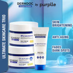 Buy DERMDOC by Purplle 2% Salicylic Acid Anti Acne Face Gel (70 gm) | 2% Kojic Acid Night Cream with Niacinamide & Alpha Arbutin for Skin Brightening (50 gm) | 10% Niacinamide Face Serum (30 ml) Combo of 3 - Purplle